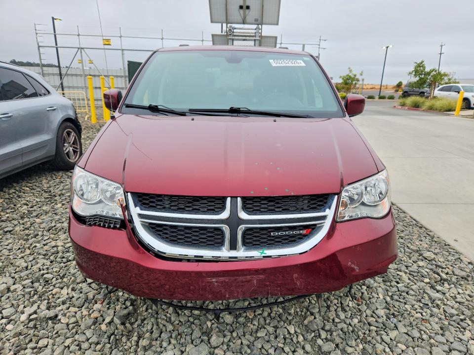 2020 Dodge Caravan VIN 2C4RDGCG3LR254020 COPART salvage auction — FRONT END, Ca - Salvage Certificate, sold $2,600 on 2026-08-13 (photo 5)