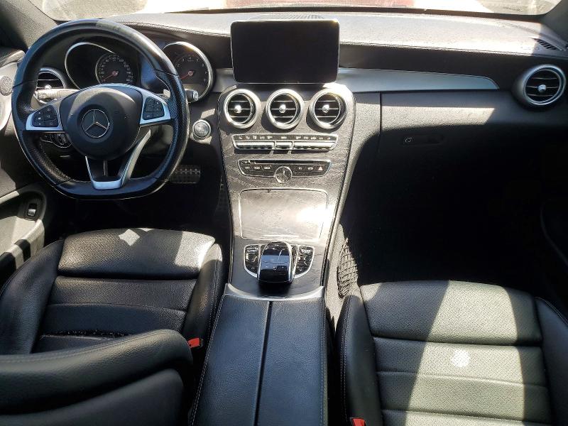 2017 Mercedes-benz C class VIN WDDWJ4JB5HF404425 COPART salvage auction — VANDALISM, CA - SALVAGE CERTIFICATE, sold $4,400 on 2026-08-13 (photo 8)