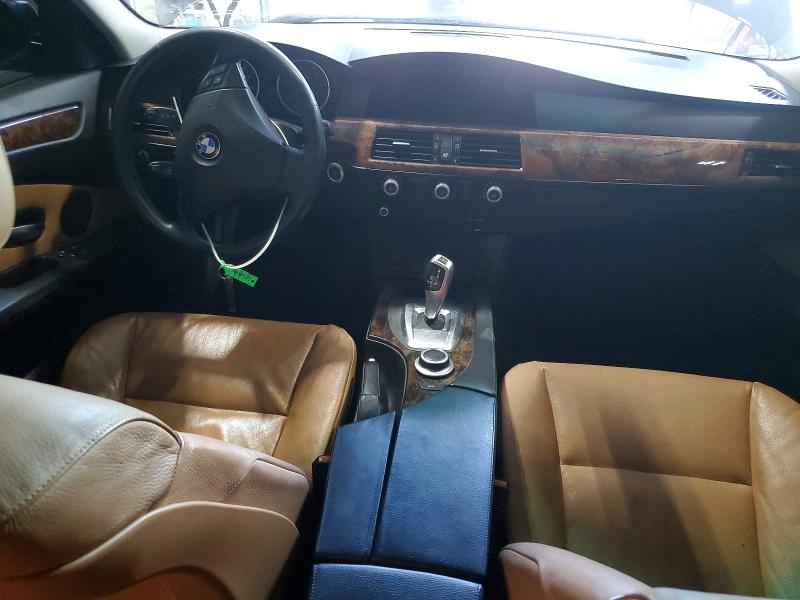 2008 BMW 5 series VIN WBANV93558CZ67844 COPART salvage auction — FRONT END, NY - MV-907A SALVAGE CERTIFICATE, sold $450 on 2026-07-15 (photo 8)