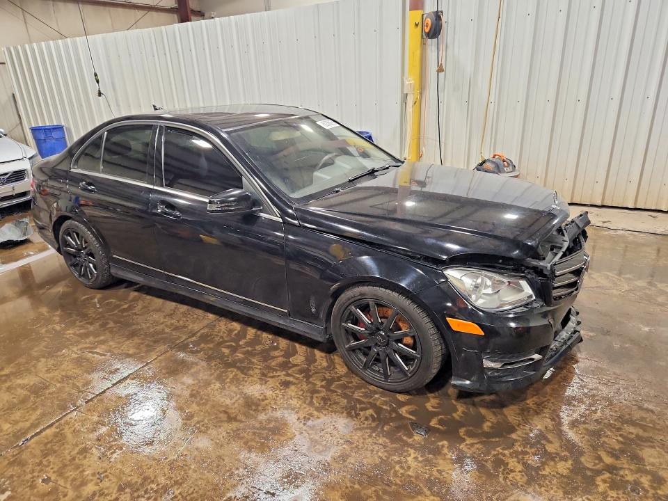 2012 Mercedes-benz C-klasse VIN WDDGF8BB0CR230119 COPART salvage auction — FRONT END, Pa - Certificate Of Salvage, sold $525 on 2026-07-24 (photo 4)