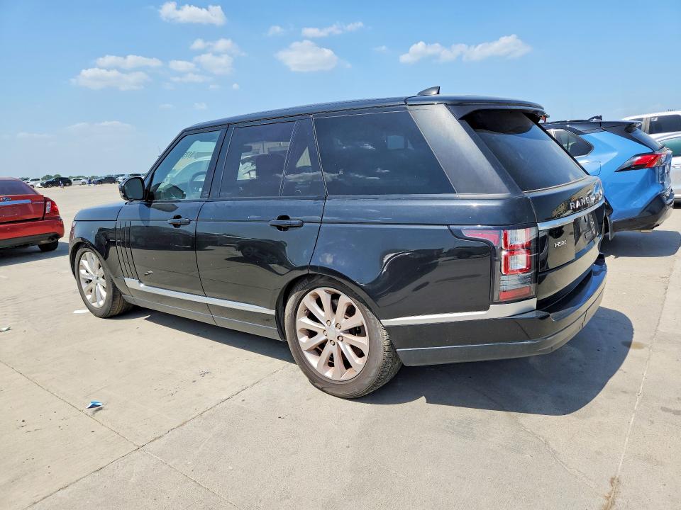 2017 Land rover RANGE ROVER VIN SALGS2FV1HA359492 COPART salvage auction — MECHANICAL, TX - CERTIFICATE OF TITLE (P), sold $350 on 2026-07-30 (photo 2)