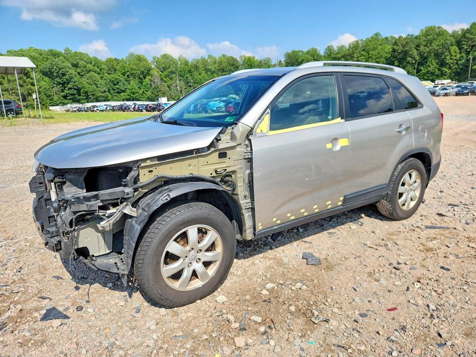 2013 Kia Sorento VIN 5XYKT4A61DG366320 COPART salvage auction — FRONT END, Va - Certificate Of Title, sold $1,150 on 2026-07-27 (photo 1)