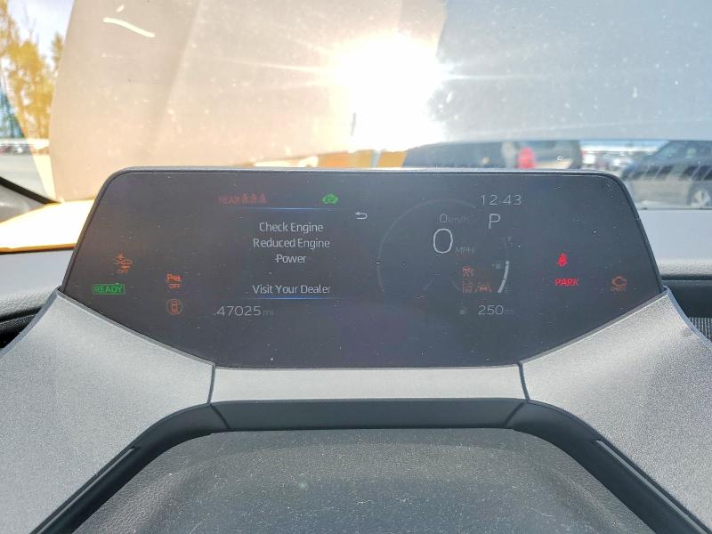 2023 Toyota Prius VIN JTDADABU1P3005537 COPART salvage auction — FRONT END, Salvage Title, sold $2,250 on 2026-07-27 (photo 9)