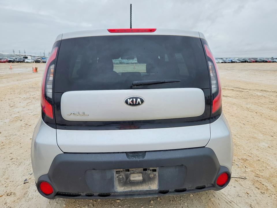 2016 Kia Soul VIN KNDJN2A22G7829784 COPART salvage auction — UNDERCARRIAGE, Tx - Salvage Vehicle Title, sold $70 on 2026-07-23 (photo 6)