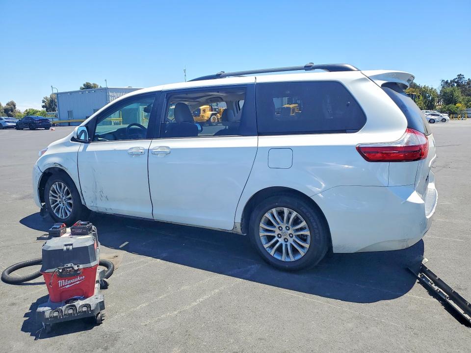 2015 Toyota Sienna VIN 5TDYK3DC6FS671634 COPART salvage auction — FRONT END, Ca - Salvage Certificate, sold $1,800 on 2026-07-29 (photo 2)