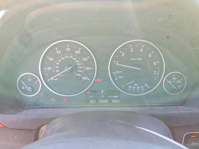 2014 BMW 3er VIN WBA3A5G51ENP29088 COPART salvage auction — HAIL, KS - CERT OF TITLE-SALVAGE, sold $850 on 2026-08-10 (photo 9)