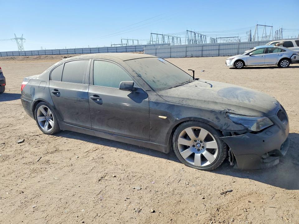 2008 BMW 5 series VIN WBANU535X8CT17421 COPART salvage auction — FRONT END, Ca - Dis/Dlr/Exp Clean W/Salv Hist, sold $375 on 2026-08-03 (photo 4)
