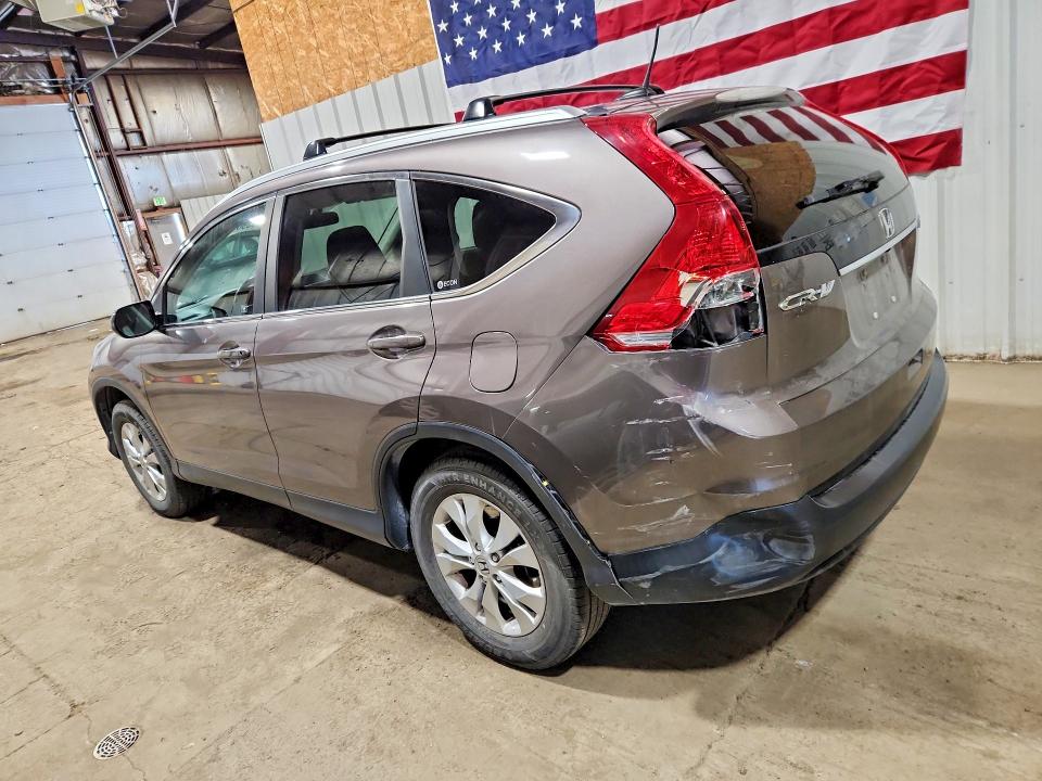 2012 Honda Cr-v VIN 5J6RM4H75CL055514 COPART salvage auction — REAR END, Ak - Bill Of Sale- Salvage, sold $625 on 2026-07-21 (photo 2)