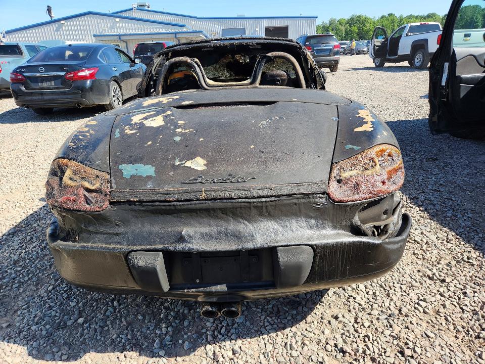 1998 Porsche Boxster VIN WP0CA2982WU621286 COPART salvage auction — BURN, Ny - Mv-907A Salvage Certificate, sold $250 on 2026-07-13 (photo 6)