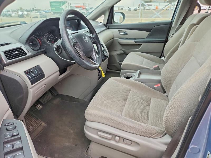 2014 Honda Odyssey VIN 5FNRL5H41EB052300 COPART salvage auction — FRONT END, Co - Public - Salvage Title, sold $3,300 on 2026-07-30 (photo 7)