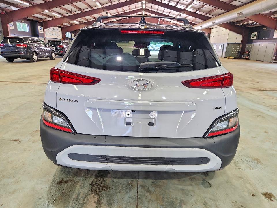 2022 Hyundai Kona VIN KM8K6CAB2NU762377 COPART salvage auction — MINOR DENT/SCRATCHES, Ri - Certificate Of Title, sold $10,000 on 2026-07-27 (photo 6)