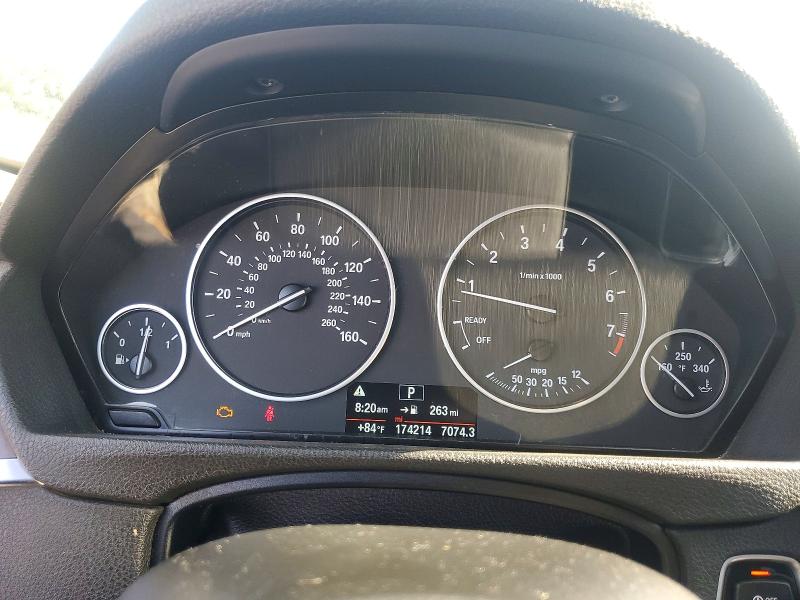 2015 BMW 3er VIN WBA3A5C52FF606384 COPART salvage auction — FRONT END, Ok - Certificate Of Title, sold $125 on 2026-07-16 (photo 9)