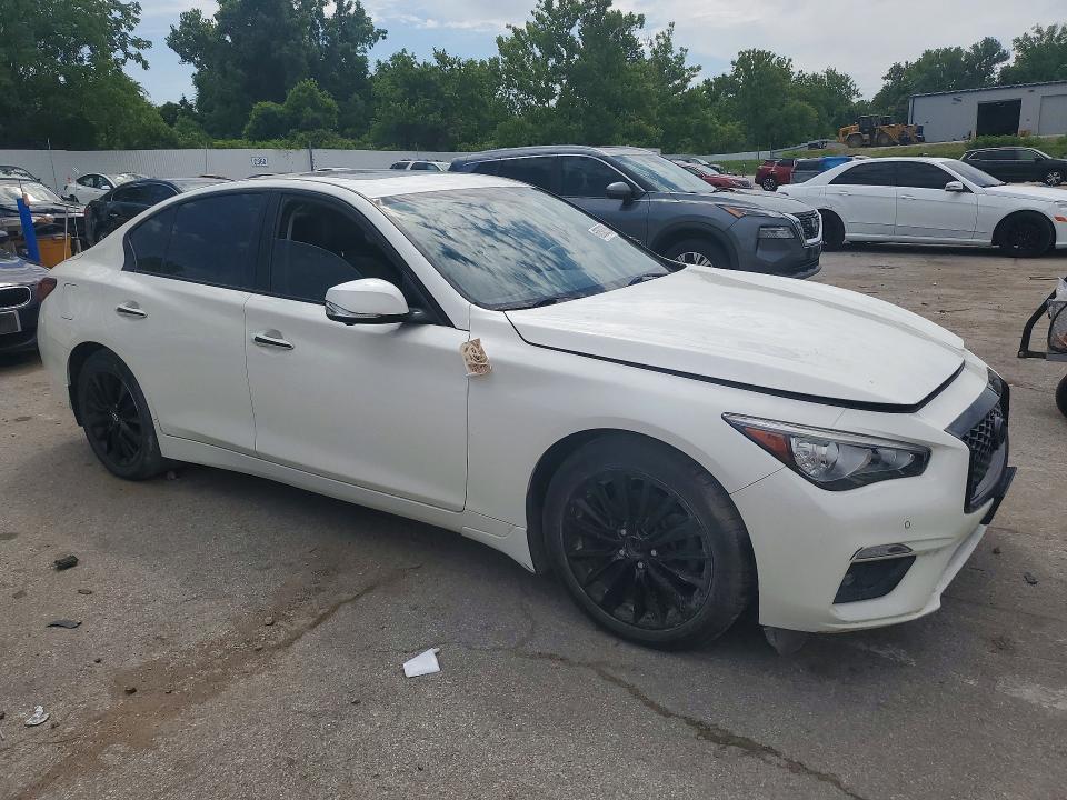 2020 Infiniti Q50 VIN JN1EV7AR9LM254514 COPART salvage auction — MECHANICAL, Mo - Certificate Of Title, sold $2,450 on 2026-07-31 (photo 4)