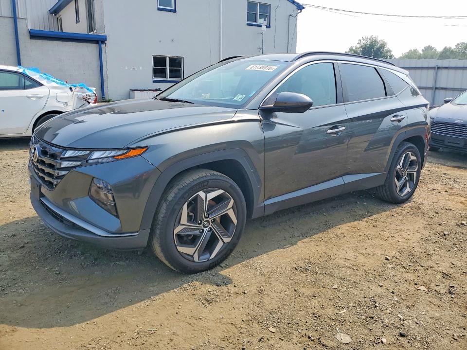 2023 Hyundai Tucson VIN 5NMJFCAE8PH165707 COPART salvage auction — SIDE, Nj - Cert Of Title-Salvage, sold $9,575 on 2026-09-01 (photo 1)