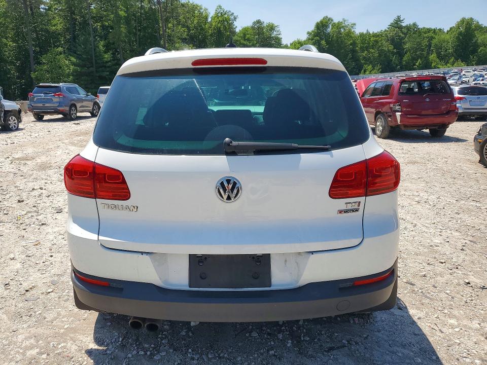 2017 Volkswagen Tiguan VIN WVGSV7AX2HK007381 COPART salvage auction — FRONT END, Ma - Cert Of Title-Salvage, sold $2,000 on 2026-08-12 (photo 6)