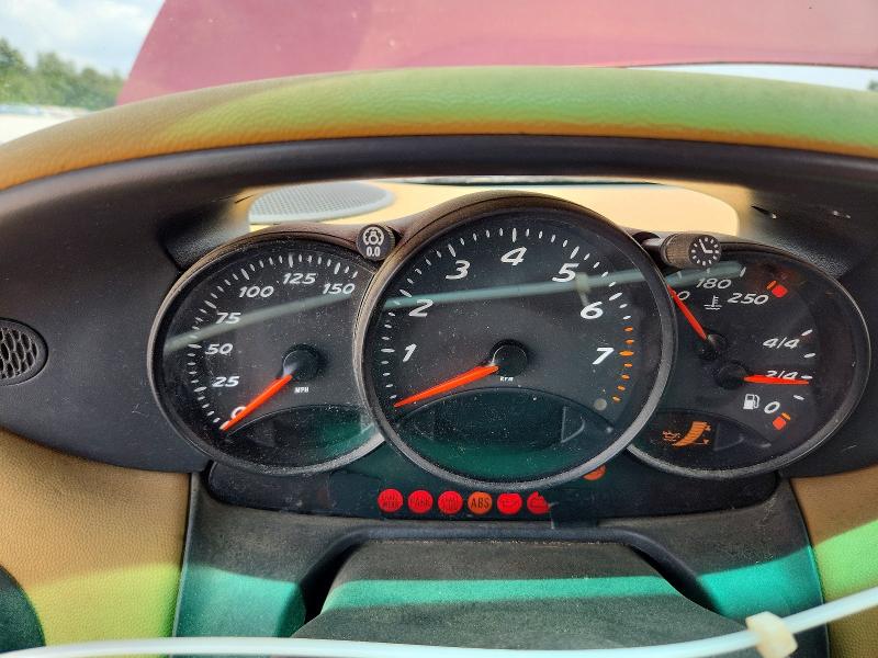 1998 Porsche Boxster VIN WP0CA2981WU624339 COPART salvage auction — WATER/FLOOD, Oh - Cert Of Title-Flood History, sold $125 on 2026-08-04 (photo 9)