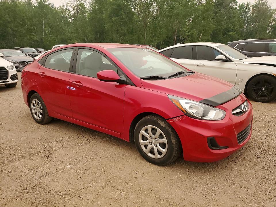 2014 Hyundai Accent VIN KMHCT4AE4EU734481 COPART salvage auction — FRONT END, ON - PERMIT NO BRAND - UNFIT, sold $975 on 2026-07-28 (photo 4)