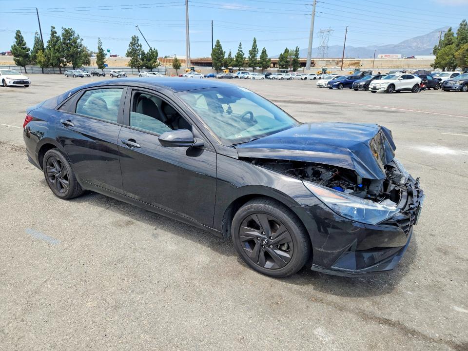 2021 Hyundai Elantra VIN 5NPLL4AG6MH014503 COPART salvage auction — FRONT END, Ca - Salvage Certificate, sold $3,150 on 2026-07-31 (photo 4)