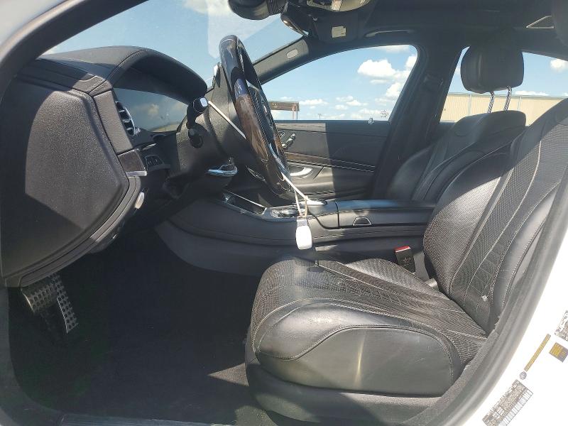 2019 Mercedes-benz S-klasse VIN WDDUG7DB3KA476831 COPART salvage auction — MINOR DENT/SCRATCHES, Tx - Cert Of Title-Manufacturer Buy (P), sold $25,500 on 2026-07-27 (photo 7)