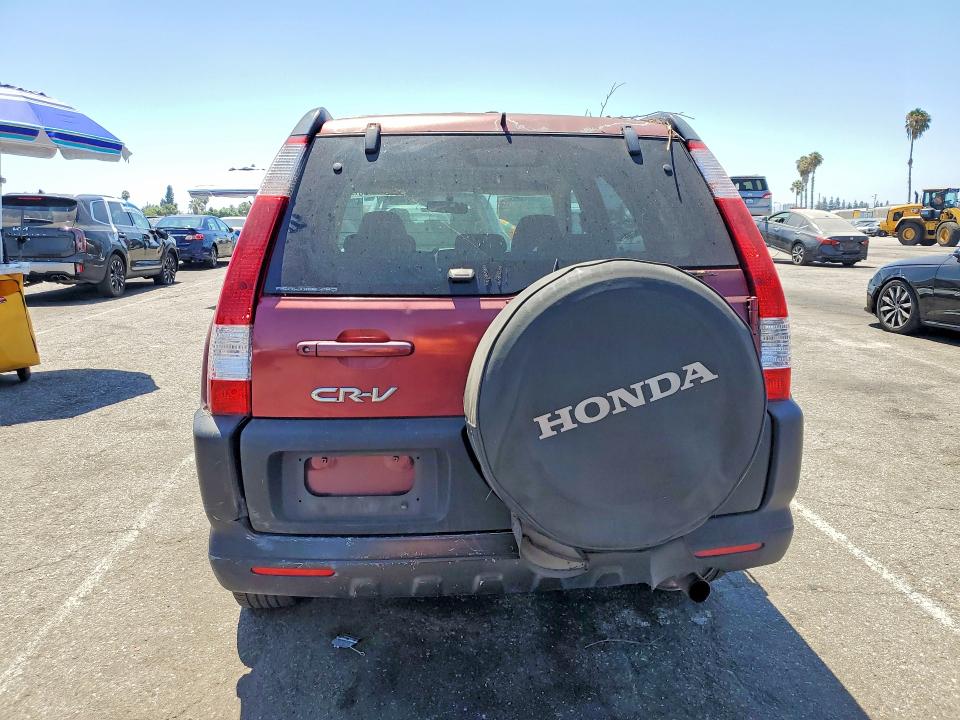 2006 Honda Cr-v VIN JHLRD78846C046858 COPART salvage auction — MECHANICAL, Ca - Dis/Dlr/Exp App For Dup Clean, sold $775 on 2026-07-14 (photo 6)