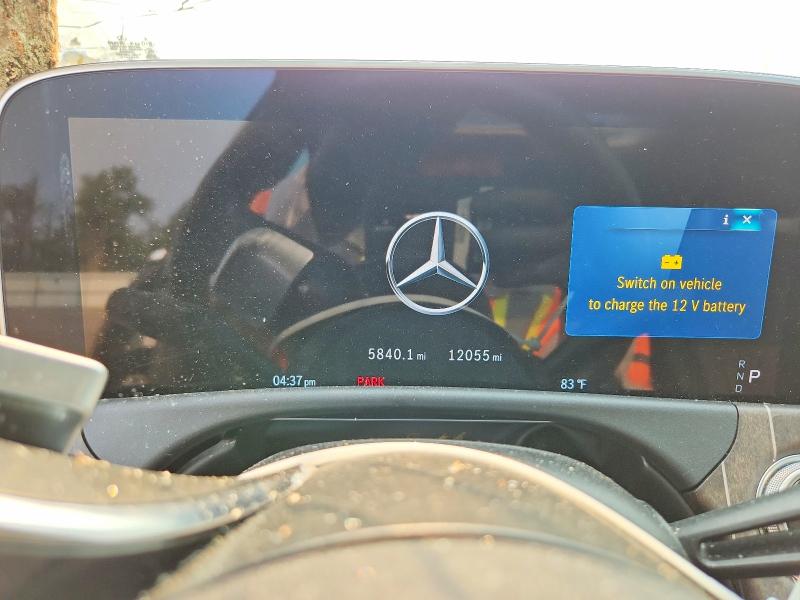 2025 Mercedes-benz VIN W1KLF4HB3SA185558 COPART salvage auction — ROOF, Ny - Mv-907A Salvage Certificate, sold $28,750 on 2026-08-21 (photo 9)