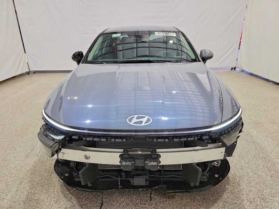 2025 Hyundai Sonata VIN KMHL64JA8SA499438 COPART salvage auction — FRONT END, Ca - Non-Repairable Vehicle Cert, sold $100 on 2026-07-22 (photo 5)