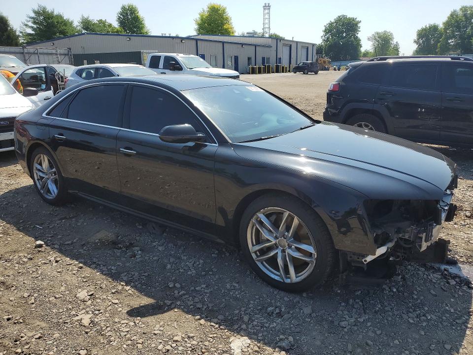 2017 Audi A8 VIN WAU43AFD1HN010394 COPART salvage auction — FRONT END, Md - Cert Of Salvage > 75% Damage, sold $2,000 on 2026-07-27 (photo 4)