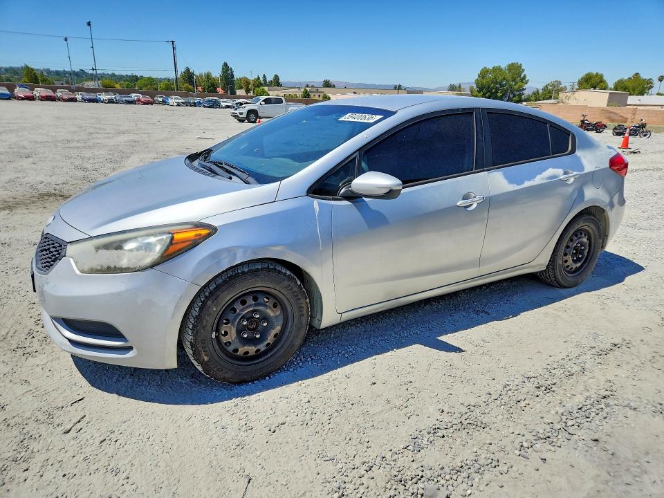 2014 Kia Forte VIN KNAFK4A64E5120020 COPART salvage auction — MECHANICAL, Ca - Dis/Dlr/Exp Only Clean Title, sold $225 on 2026-07-22 (photo 1)