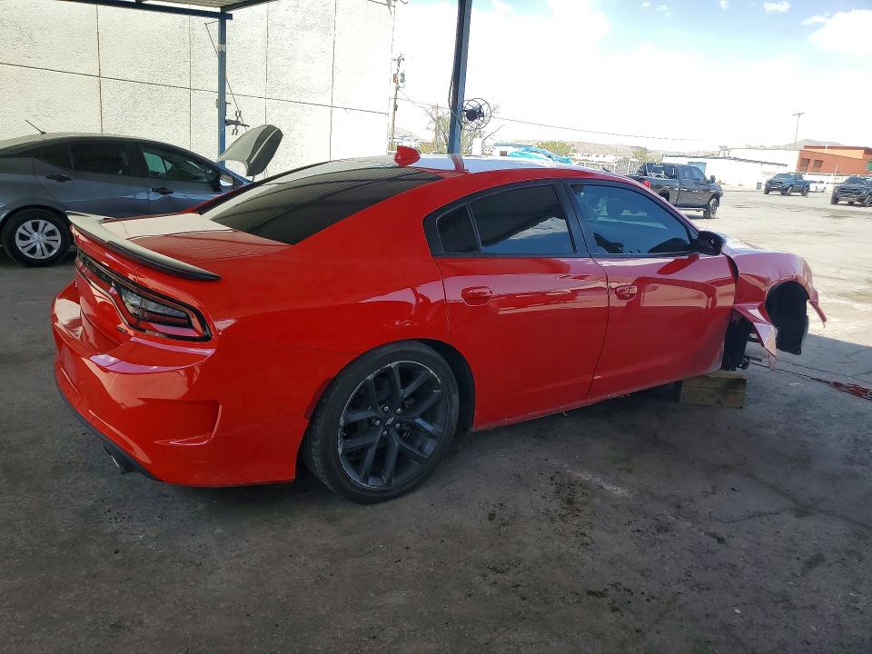2023 Dodge Charger VIN 2C3CDXHG8PH615935 COPART salvage auction — FRONT END, Tx - Salvage Vehicle Title, sold $8,100 on 2026-08-28 (photo 3)