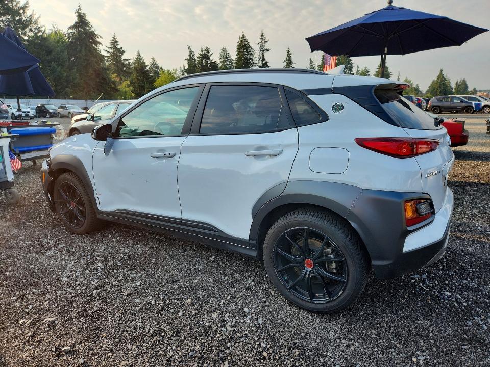 2021 Hyundai Kona VIN KM8K6CA51MU670413 COPART salvage auction — FRONT END, WA - BILL OF SALE, sold $4,750 on 2026-07-31 (photo 2)