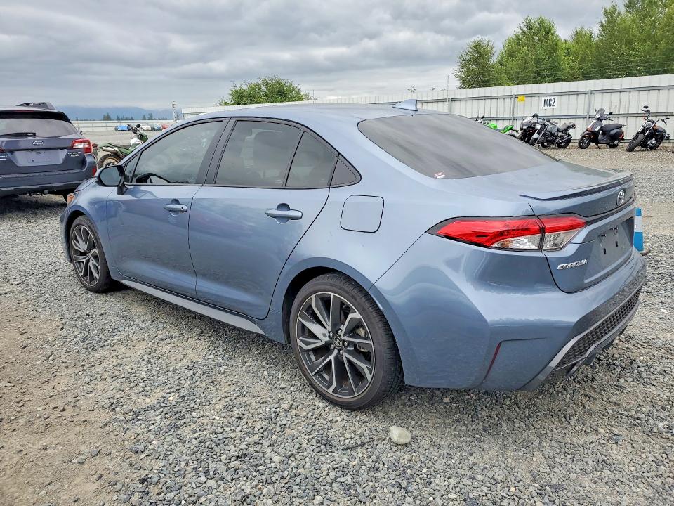 2020 Toyota Corolla VIN 5YFP4RCE7LP047356 COPART salvage auction — MECHANICAL, WA - BILL OF SALE, sold $2,600 on 2026-07-27 (photo 2)