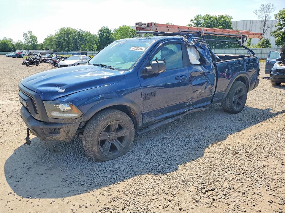 2021 Ram 1500 VIN 1C6RR7GG5MS538574 COPART salvage auction — ROLLOVER, Ny - Mv-907A Salvage Certificate, sold $225 on 2026-09-27 (photo 1)