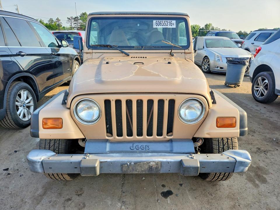 1999 Jeep Wrangler / VIN 1J4FY19S3XP467227 COPART salvage auction — FRONT END, Ct - Certificate Of Title, sold $1,650 on 2026-08-01 (photo 5)
