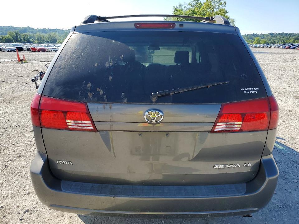 2004 Toyota Sienna VIN 5TDZA23C24S164780 COPART salvage auction — MINOR DENT/SCRATCHES, IL - CERTIFICATE OF TITLE, sold $900 on 2026-07-20 (photo 6)