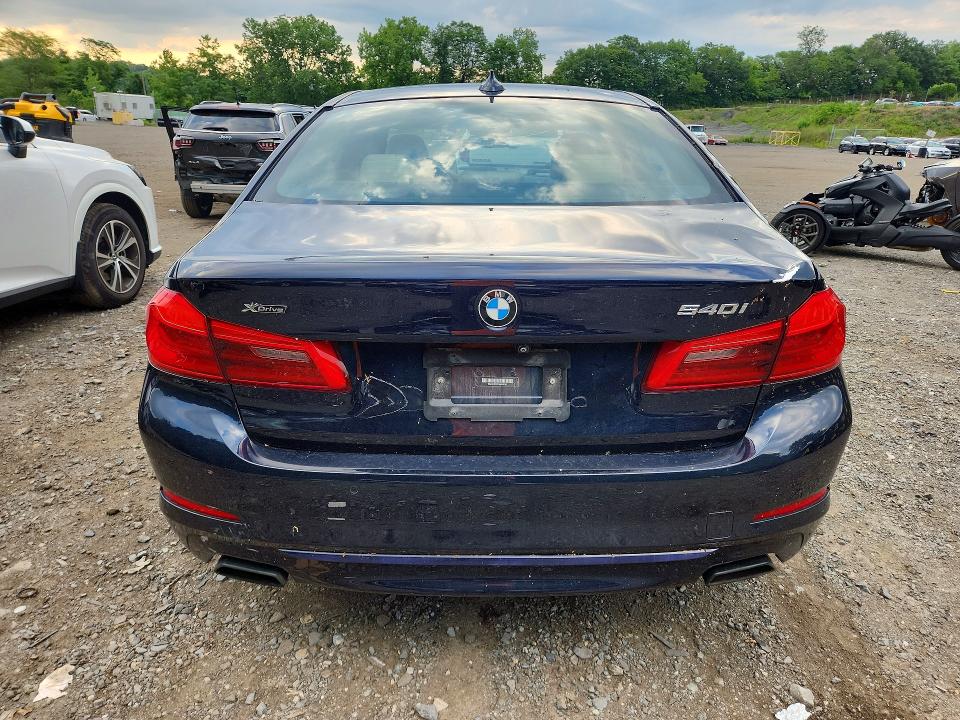 2019 BMW 5er VIN WBAJE7C52KWW38141 COPART salvage auction — ROOF, NY - MV-907A SALVAGE CERTIFICATE, sold $8,100 on 2026-07-23 (photo 6)