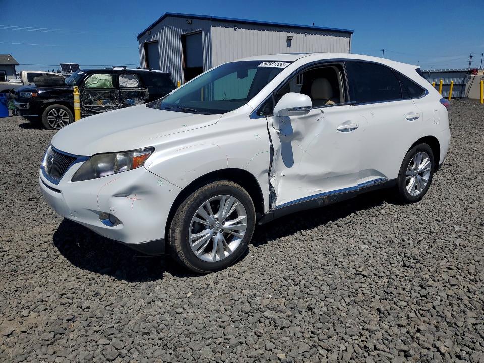 2010 Lexus Rx 450h VIN JTJZB1BA6A2003114 COPART salvage auction — SIDE, WA - BILL OF SALE, sold $2,750 on 2026-07-29 (photo 1)
