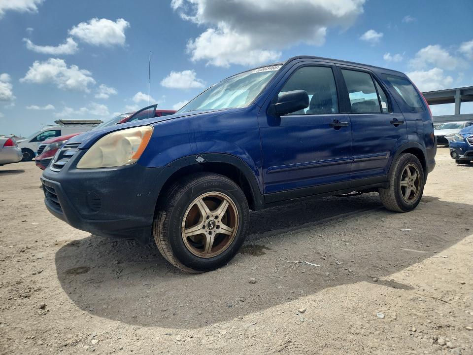 2006 Honda Cr-v VIN JHLRD78526C043205 COPART salvage auction — MINOR DENT/SCRATCHES, Fl - Cert Of Title-Rebuilt (P), sold $250 on 2026-07-21 (photo 1)
