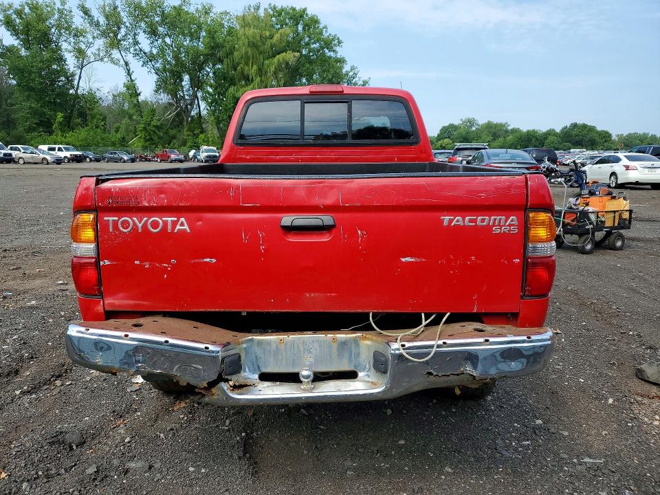 2001 Toyota Tacoma VIN 5TEWM72N11Z847661 COPART salvage auction — MECHANICAL, Ct - Certificate Of Title, sold $1,600 on 2026-07-31 (photo 6)