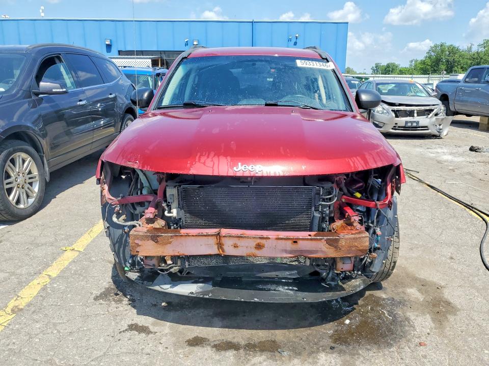 2012 Jeep Compass VIN 1C4NJCEB4CD580185 COPART salvage auction — FRONT END, Mi - Certificate Of Title, sold $375 on 2026-07-31 (photo 5)