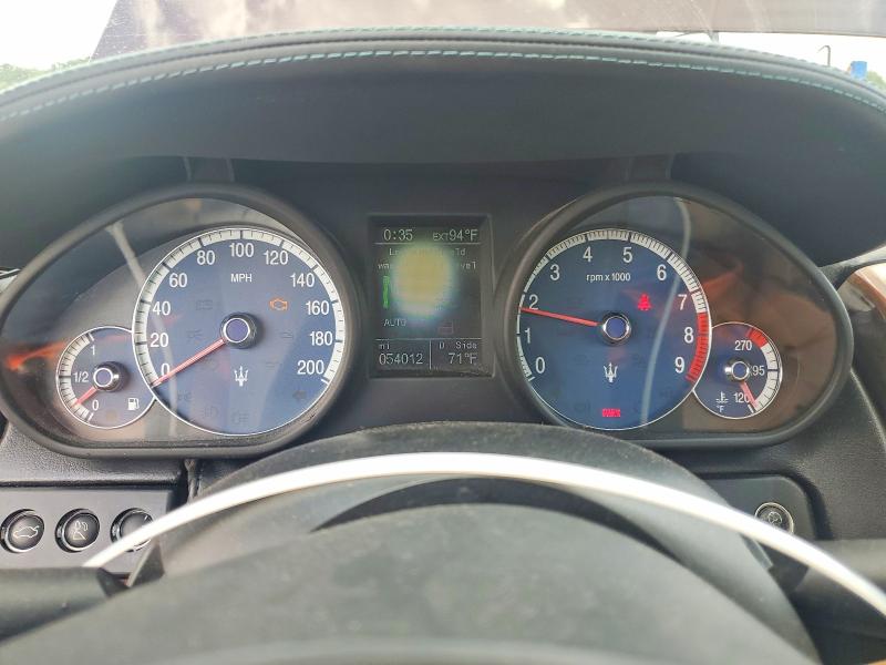 2005 Maserati Quattroporte VIN ZAMCE39A050018478 COPART salvage auction — MINOR DENT/SCRATCHES, OH - CERTIFICATE OF TITLE, sold $450 on 2026-07-28 (photo 9)