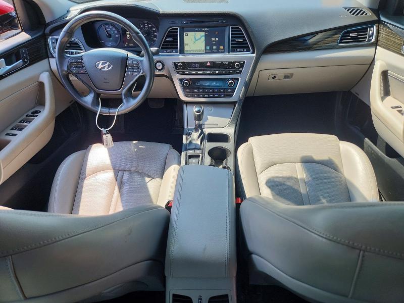 2016 Hyundai Sonata VIN KMHE34L13GA017867 COPART salvage auction — FRONT END, Ma - Cert Of Title-Reconstrctd Coll, sold $1,600 on 2026-08-02 (photo 8)