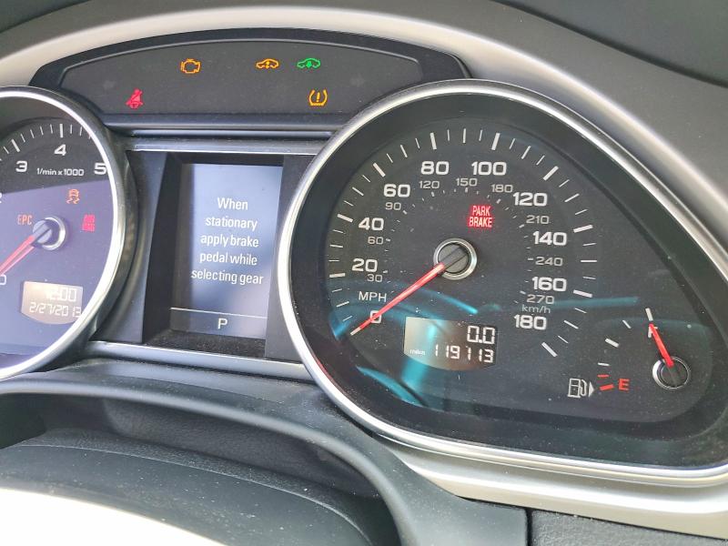 2015 Audi Q7 VIN WA1DGAFE5FD019404 COPART salvage auction — MECHANICAL, OH - DIS/DLR/EXP ONLY CLEAN TITLE, sold $375 on 2026-08-20 (photo 9)
