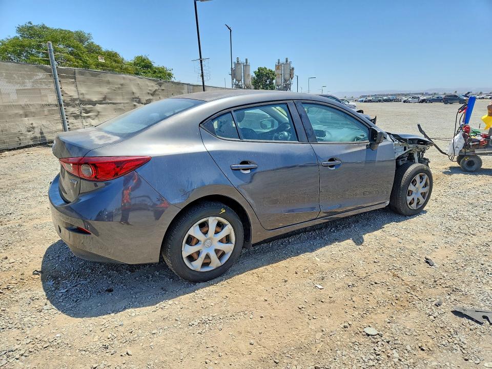 2014 Mazda 3 VIN JM1BM1T78E1214117 COPART salvage auction — FRONT END, Ca - App For Dup Clean Or Ac, sold $1,350 on 2026-07-31 (photo 3)