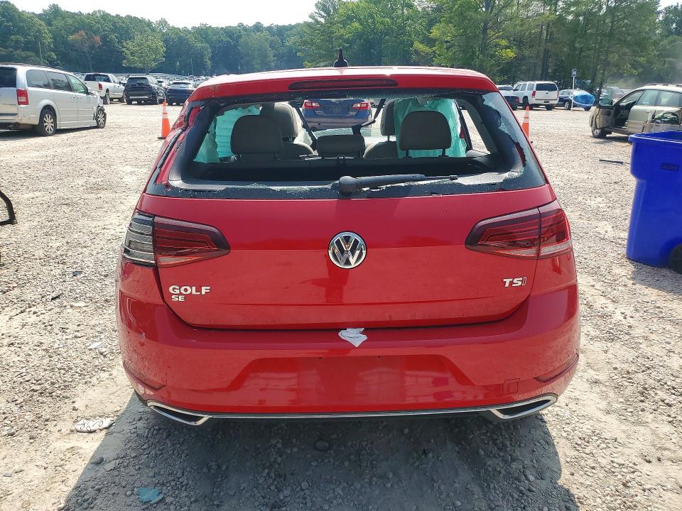 2018 Volkswagen Golf VIN 3VWG17AU5JM281004 COPART salvage auction — ALL OVER, Nc - Salvage Certificate Of Title, sold $425 on 2026-08-07 (photo 6)