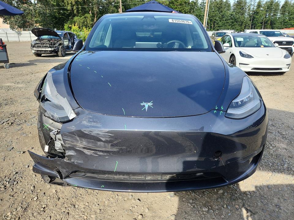 2021 Tesla Model y VIN 5YJYGAEE0MF146298 COPART salvage auction — FRONT END, Wa - Bill Of Sale, sold $8,200 on 2026-07-31 (photo 5)