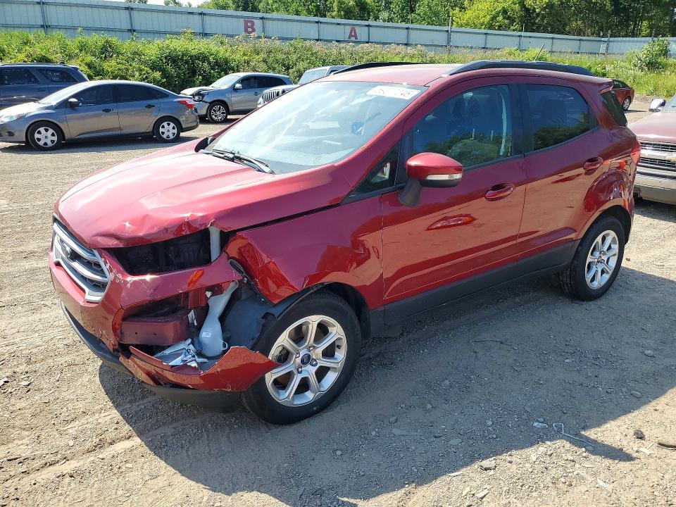 2020 Ford Ecosport VIN MAJ3S2GE3LC320975 COPART salvage auction — FRONT END, Mi - Certificate Of Title, sold $1,650 on 2026-07-22 (photo 1)