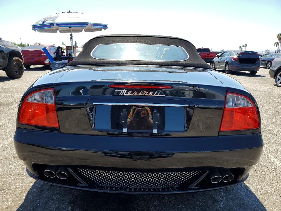 2005 Maserati Coupe VIN ZAMBB18A550017045 COPART salvage auction — MINOR DENT/SCRATCHES, Ca - Dis/Dlr/Exp Only Clean Title, sold $5,500 on 2026-08-07 (photo 6)