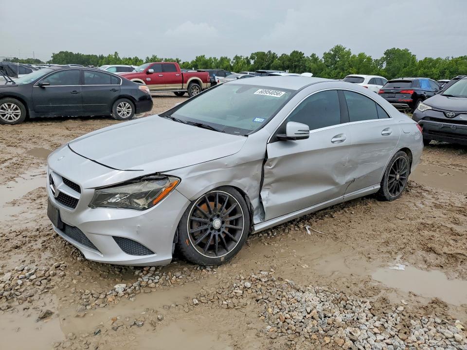 2014 Mercedes-benz Cla-klasse VIN WDDSJ4EB5EN152363 COPART salvage auction — SIDE, Tx - Salvage Vehicle Title, sold $1,900 on 2026-08-07 (photo 1)