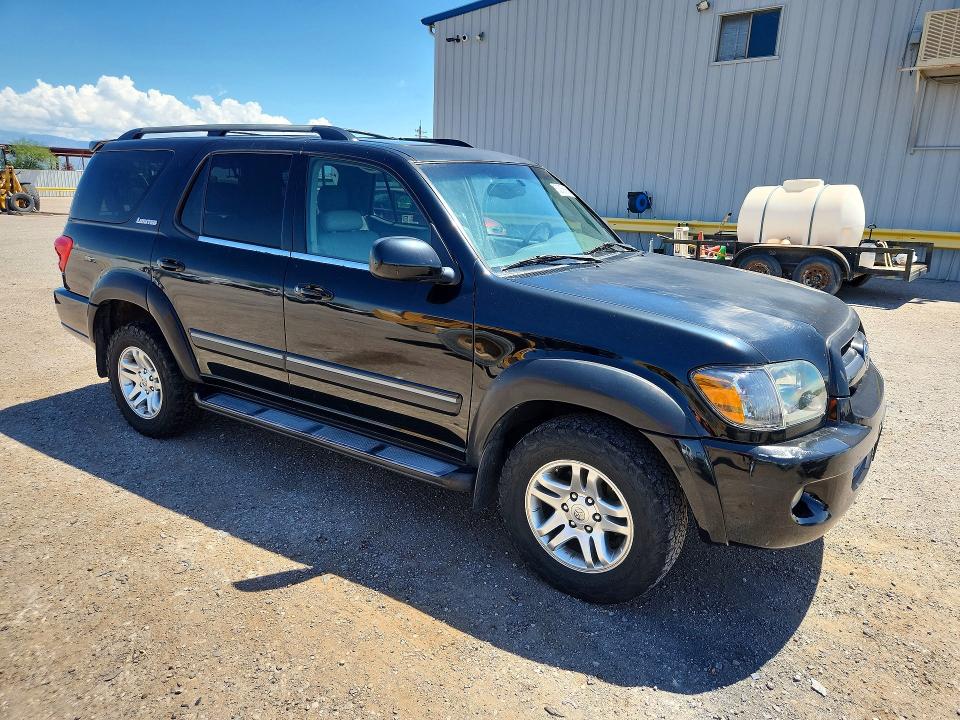 2005 Toyota Sequoia VIN 5TDZT38A55S243613 COPART salvage auction — NORMAL WEAR, Az - Cert Of Title-Restored Salvage, sold $750 on 2026-07-31 (photo 4)