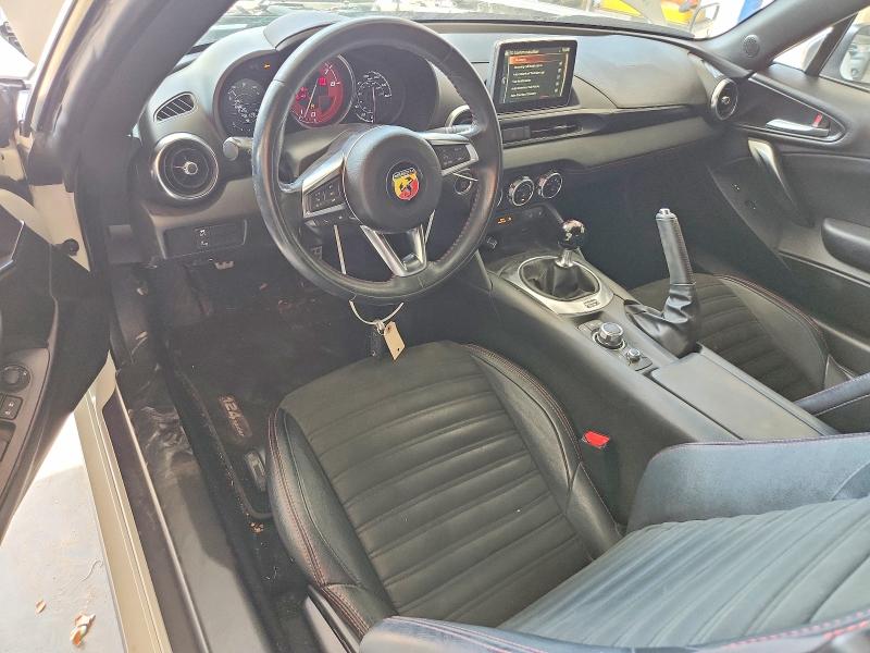 2017 Fiat 124 spider VIN JC1NFAEK8H0108461 COPART salvage auction — FRONT END, NE - CERT OF TITLE-SALVAGE, sold $5,900 on 2026-08-11 (photo 8)